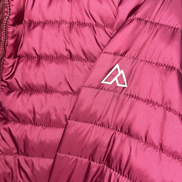 Alpine Design Explorer Puffer Jacket Light Weight  Packable Outdoors Maroon XS - Picture 3 of 6